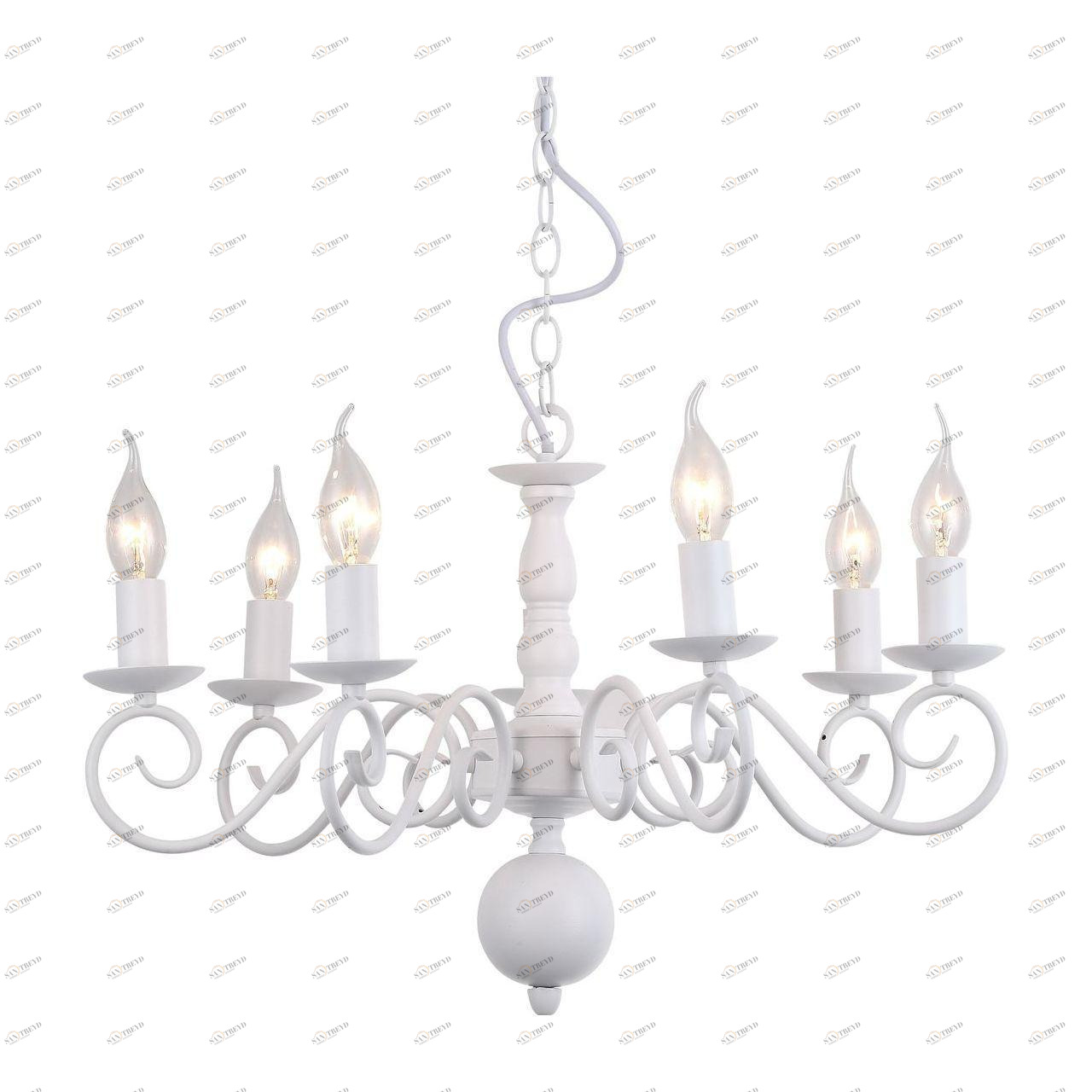 Подвесная люстра Arte Lamp A1129LM-7WH ARTE LAMP ДИЗАЙНЕРСКИЕ 187635 Белый 