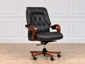 Arrediorg.it® Кожаное кресло для руководителя с регулируемой высотой