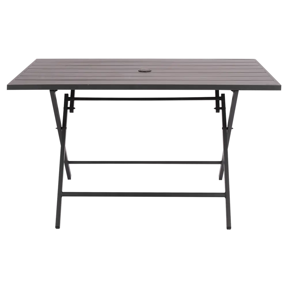 Садовый стол нераздвижной складной BEGINIA Lama 122x76x72 см сталь серый STLM-2114191 - Вид №6