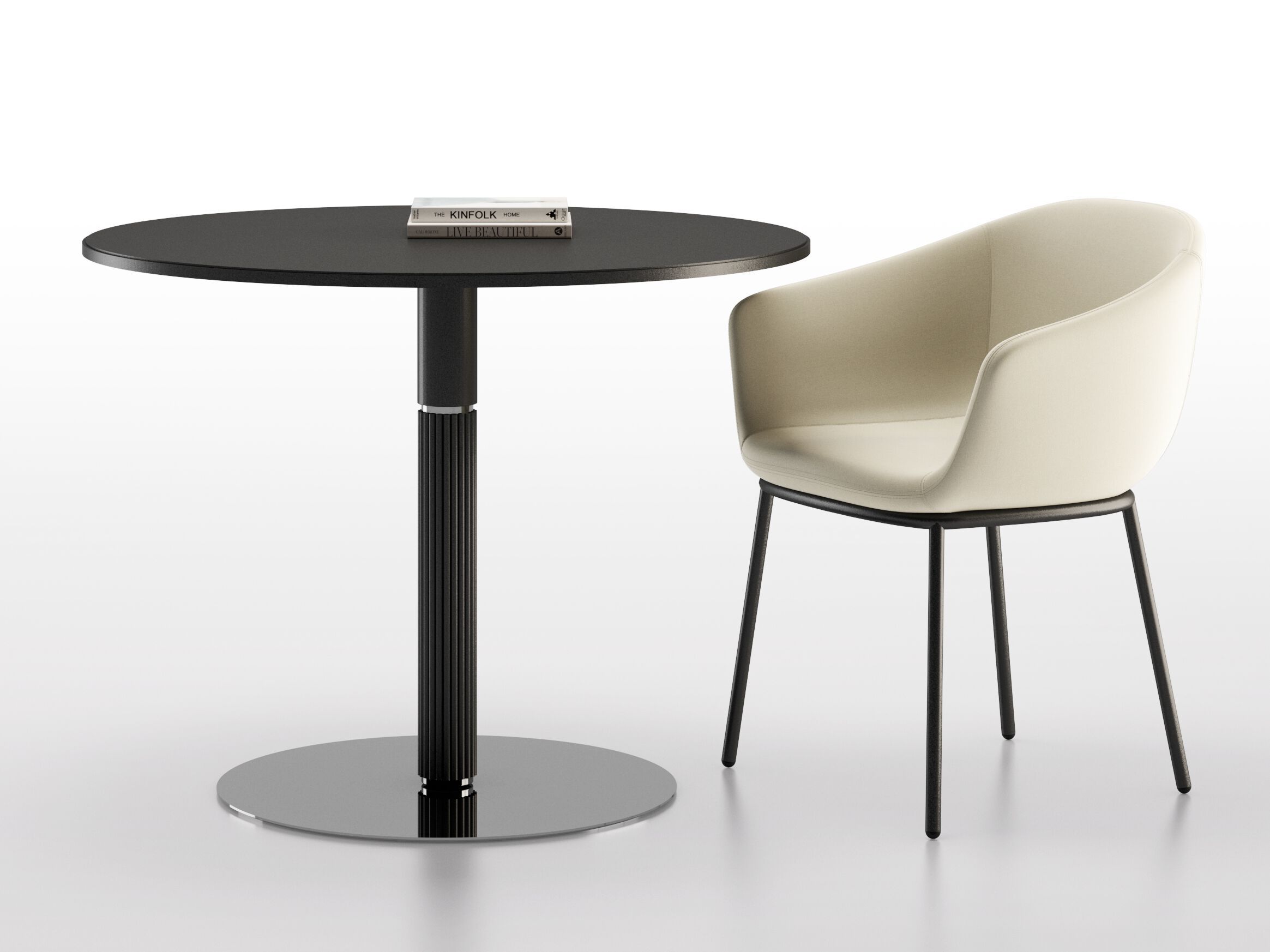 Круглый деревянный стол BBB COSIMO ARCH-00080673 - Вид №1