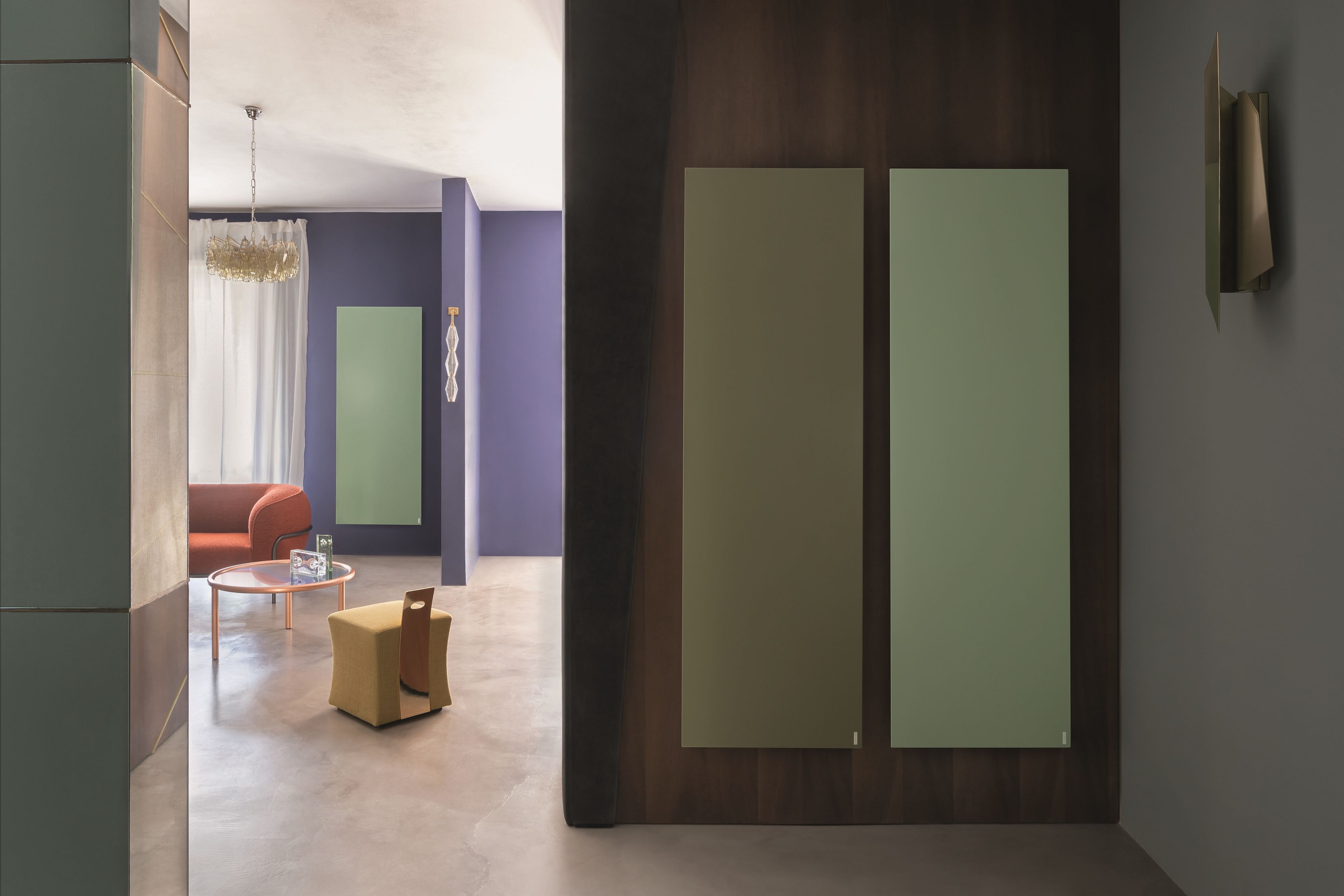 Алюминиевый вертикальный полотенцесушитель Tubes Elements ARCH-00024855 - Вид №3