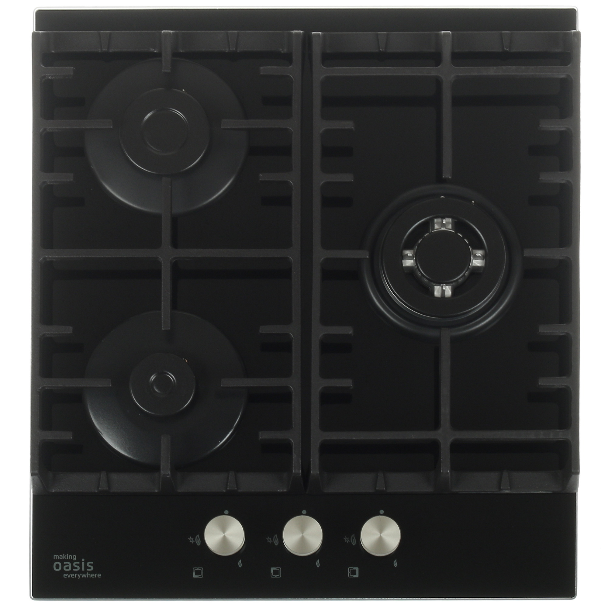 5346128 Газовая варочная поверхность Oasis P-3GBT (B) STDN-0082689