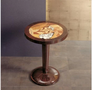 Rozzoni Высокий круглый журнальный столик для гостиной Classic