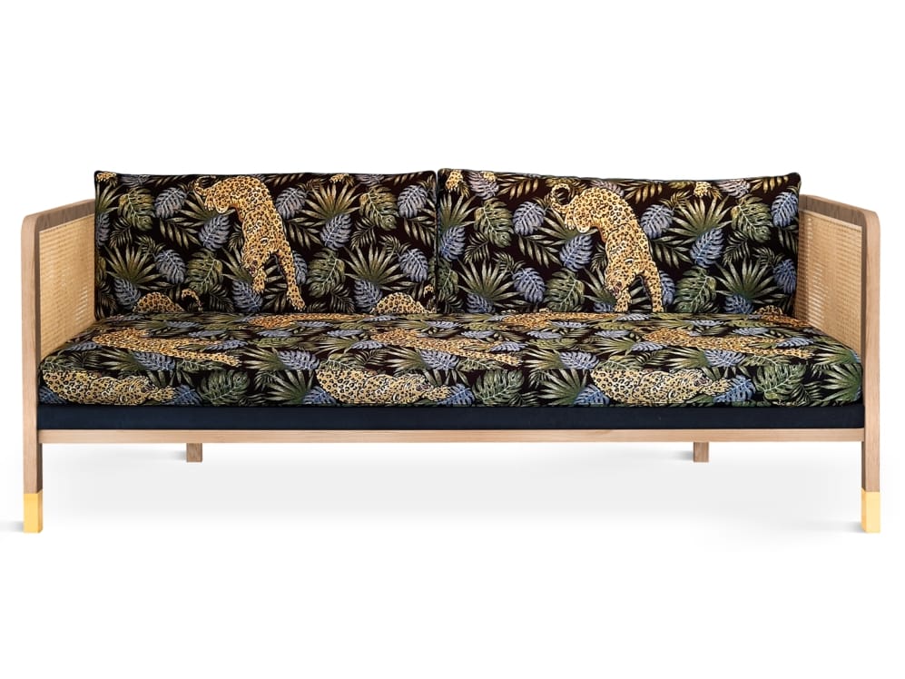 3-местный винтажный стиль бархатный диван RED EDITION плетеная ARCH-00061601 - Вид №17