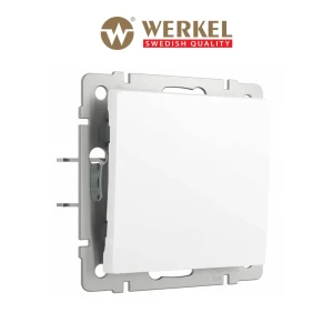 Кнопка дверного звонка Werkel W1114561 цвет белый матовый