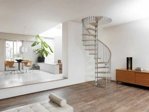 Fontanot Винтовая лестница из стали и дерева Genius + 2:easy