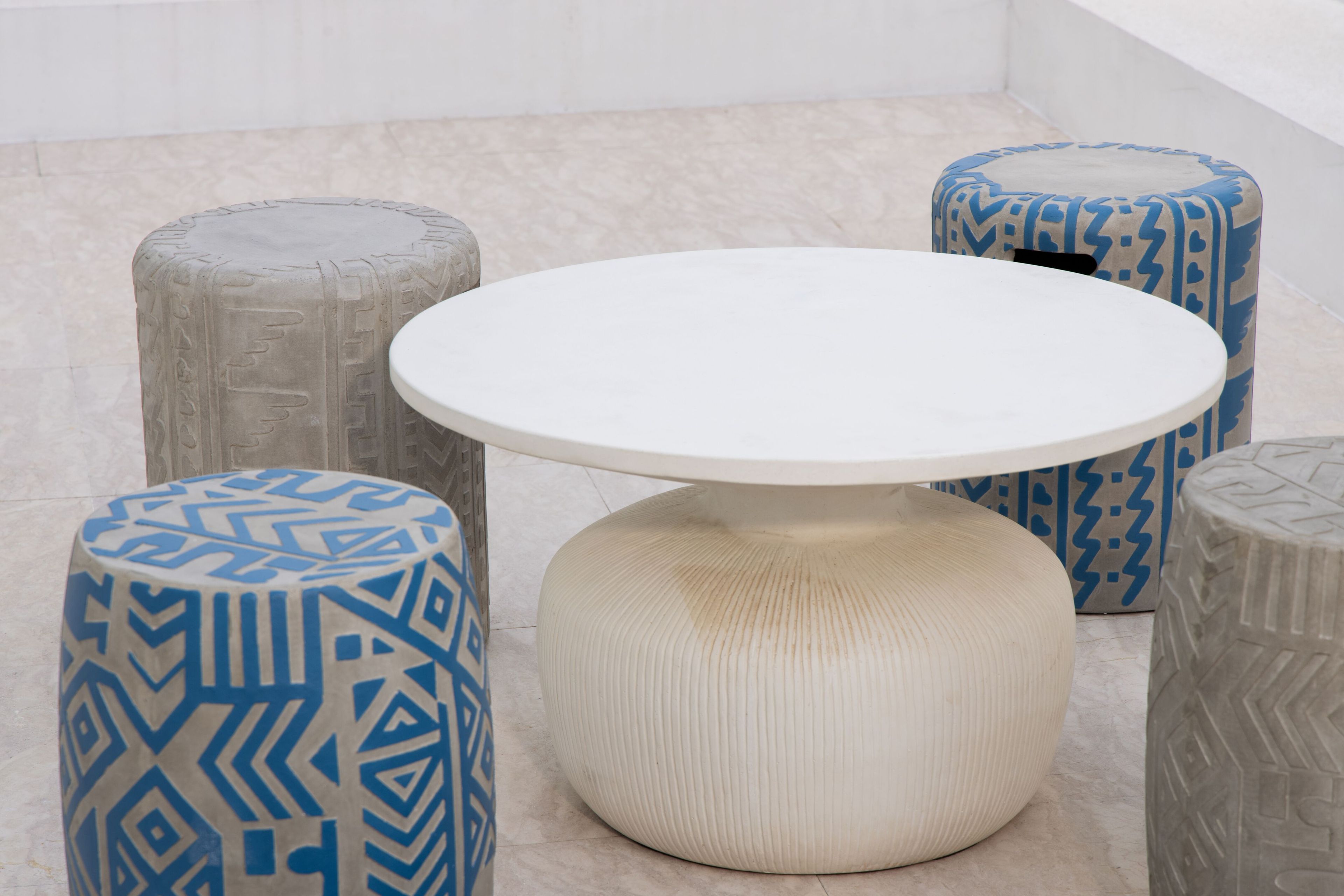 Низкий садовый стул из волокнистого бетона cbdesign Space ARCH-00100235 - Вид №8