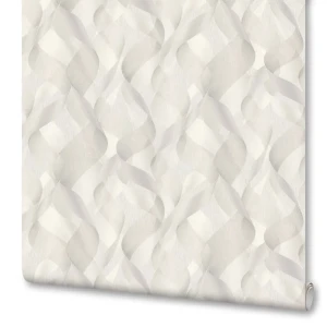 Обои флизелиновые Артекс Волна серые 1.06 м 10801-03