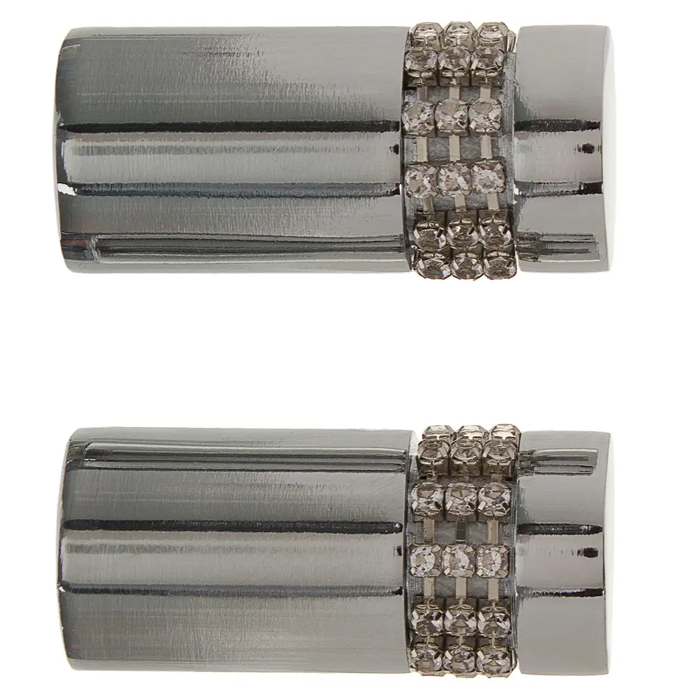 Наконечник 5.7 см стразы цвет хром INSPIRE STLM-2077639