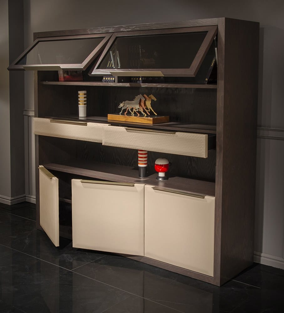 Книжный шкаф из шпона Formitalia Byblos ARCH-00044254 - Вид №3