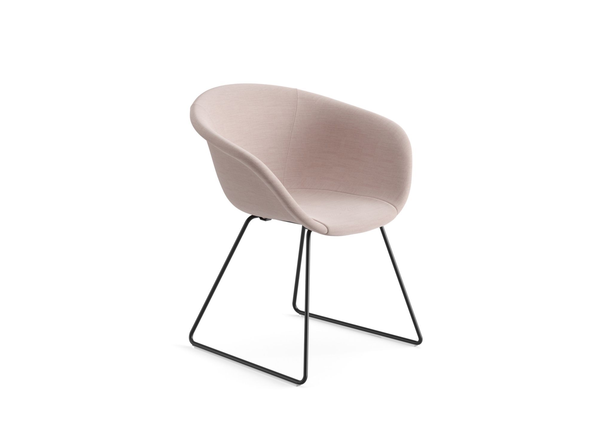 Стул для салазок из ткани Arper Duna 02 ARCH-00123488 - Вид №2