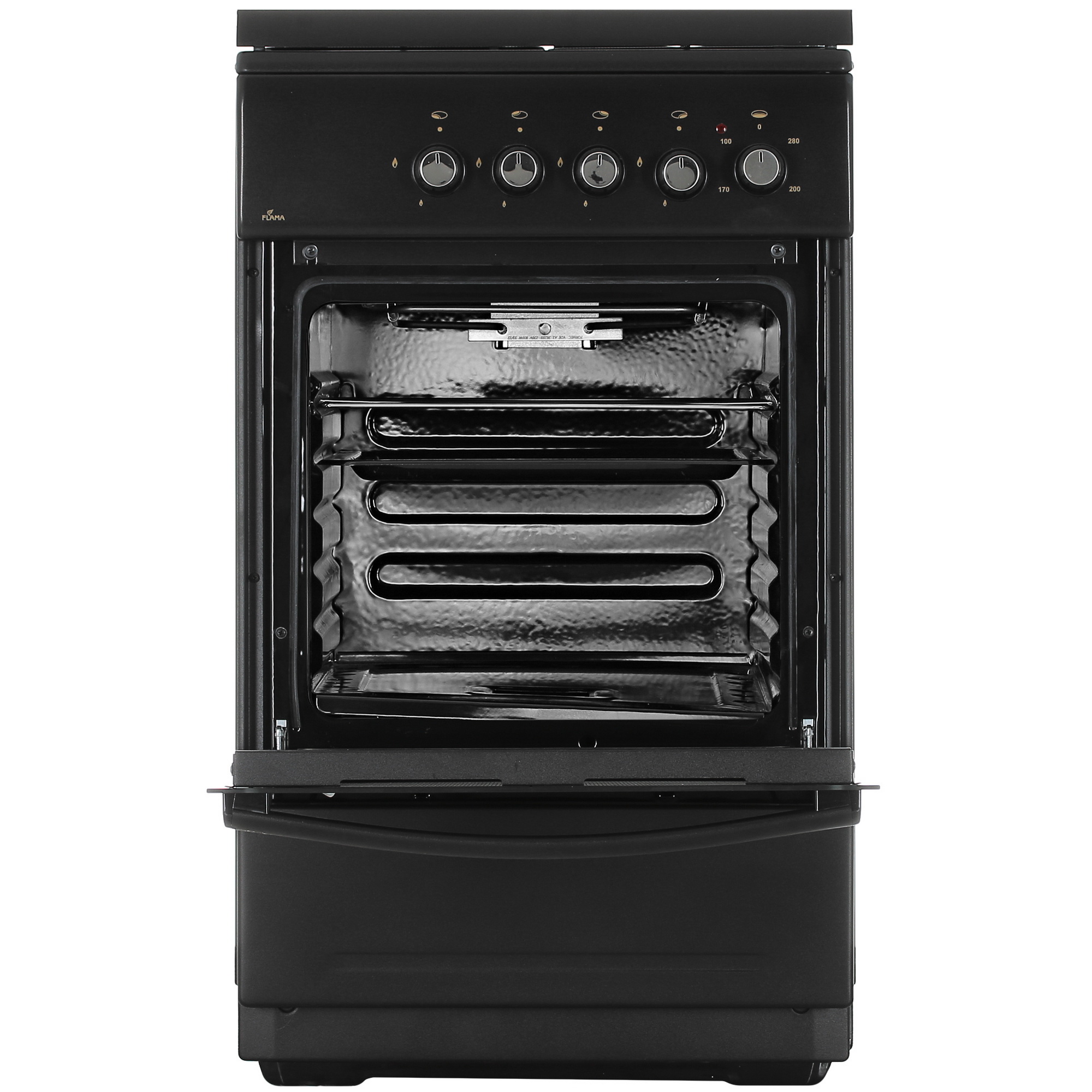 5305305 Комбинированная плита Flama L FK 1412 черный Flama group STDN-0016195 - Вид №6