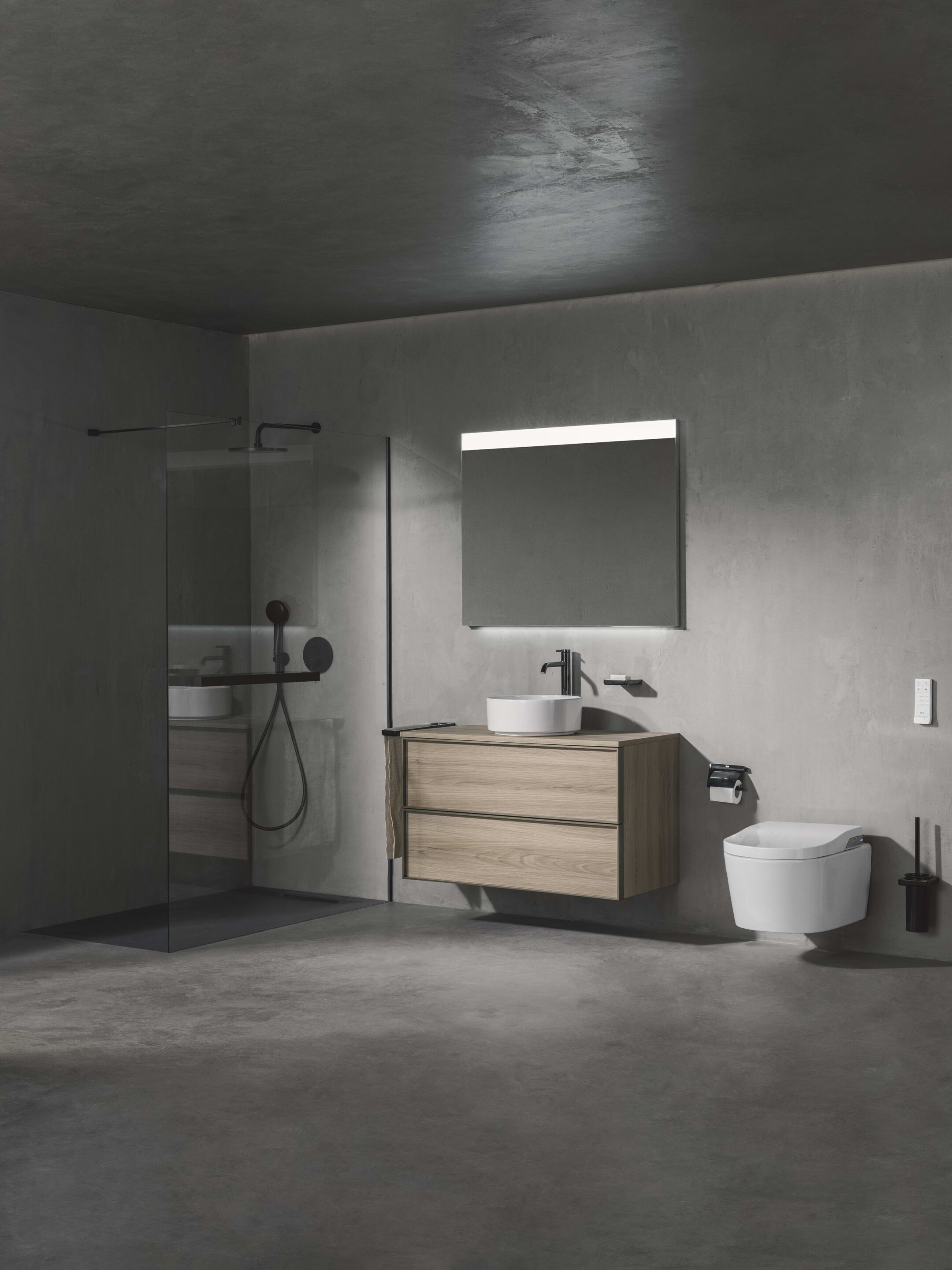 Однорычажный смеситель для раковины с автоматическим сливом Roca Ona ARCH-00006190 - Вид №1