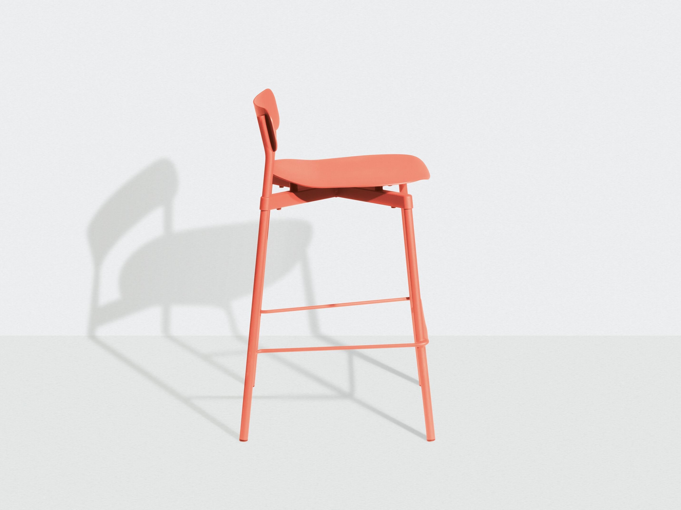Высокий штабелируемый алюминиевый стул с порошковым покрытием с подставкой для ног Petite Friture Fromme ARCH-00091817 - Вид №28