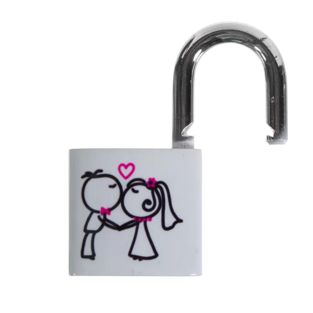 Замок навесной Apecs PD-23-32-Love Kiss, чугун/сталь STLM-2049047 - Вид №1