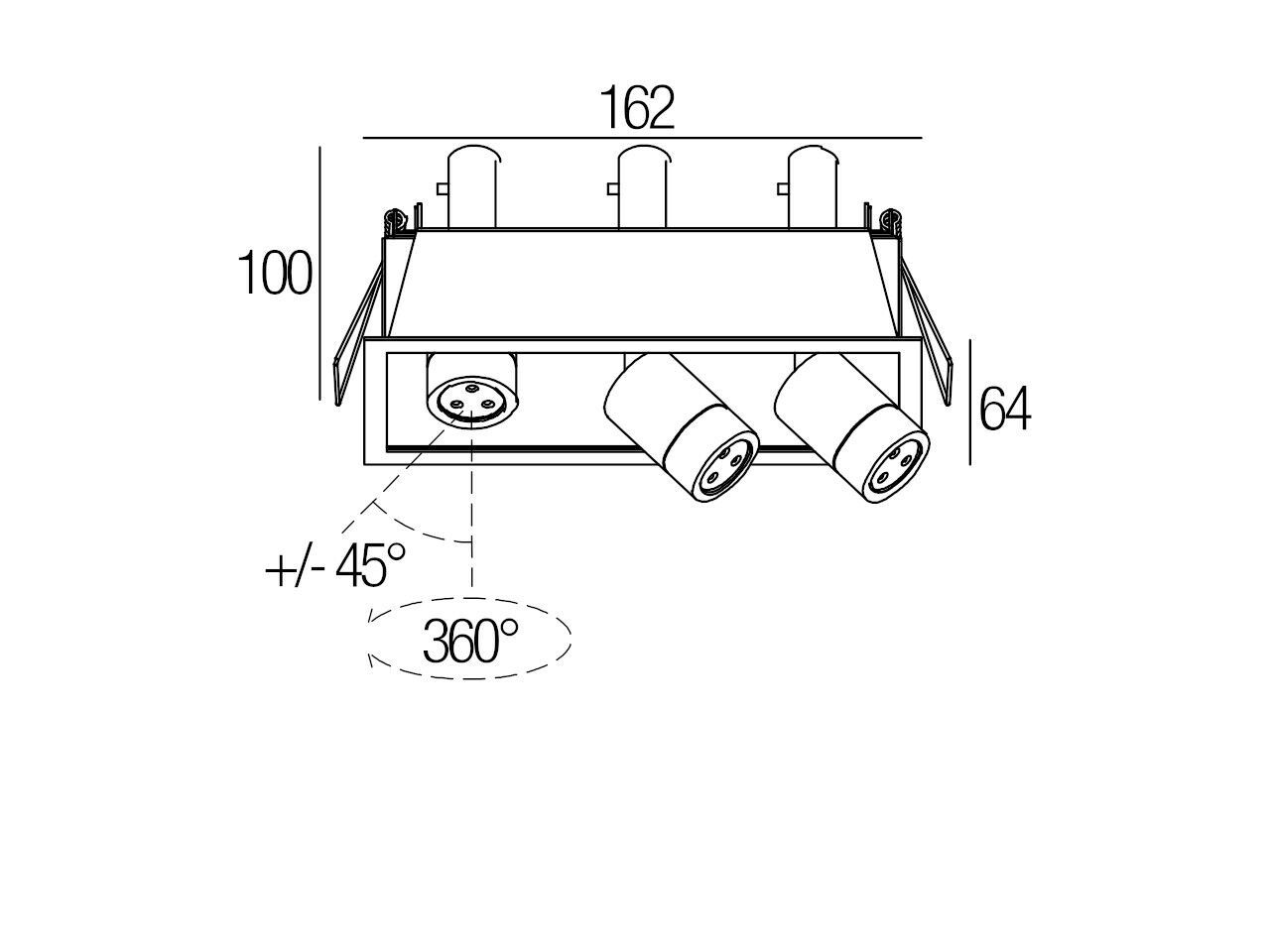 Регулируемый светодиодный прожектор Flexalighting MINILEDA QX130 ARCH-00116614 - Вид №2