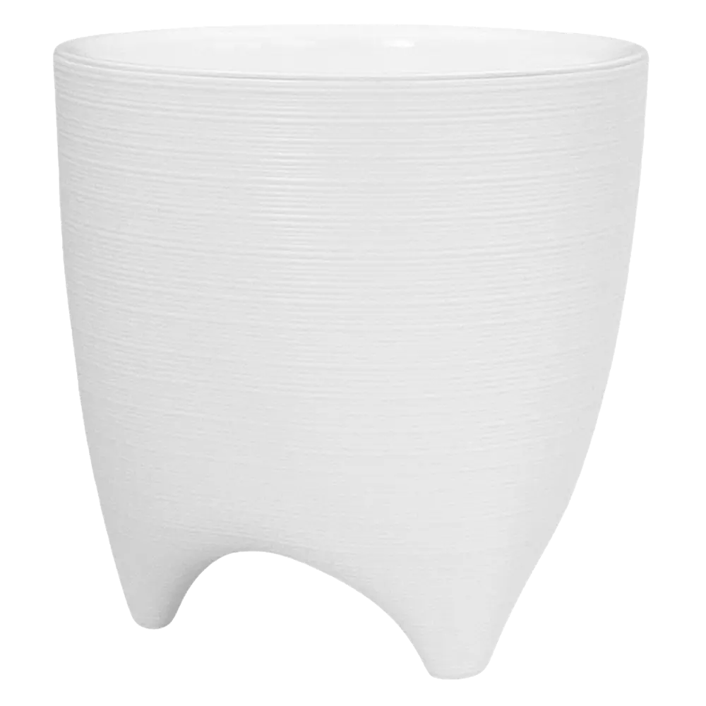Кашпо Evergreen Design Декоста 16x16x17 см v2.25 л пластик белый STLM-2133521