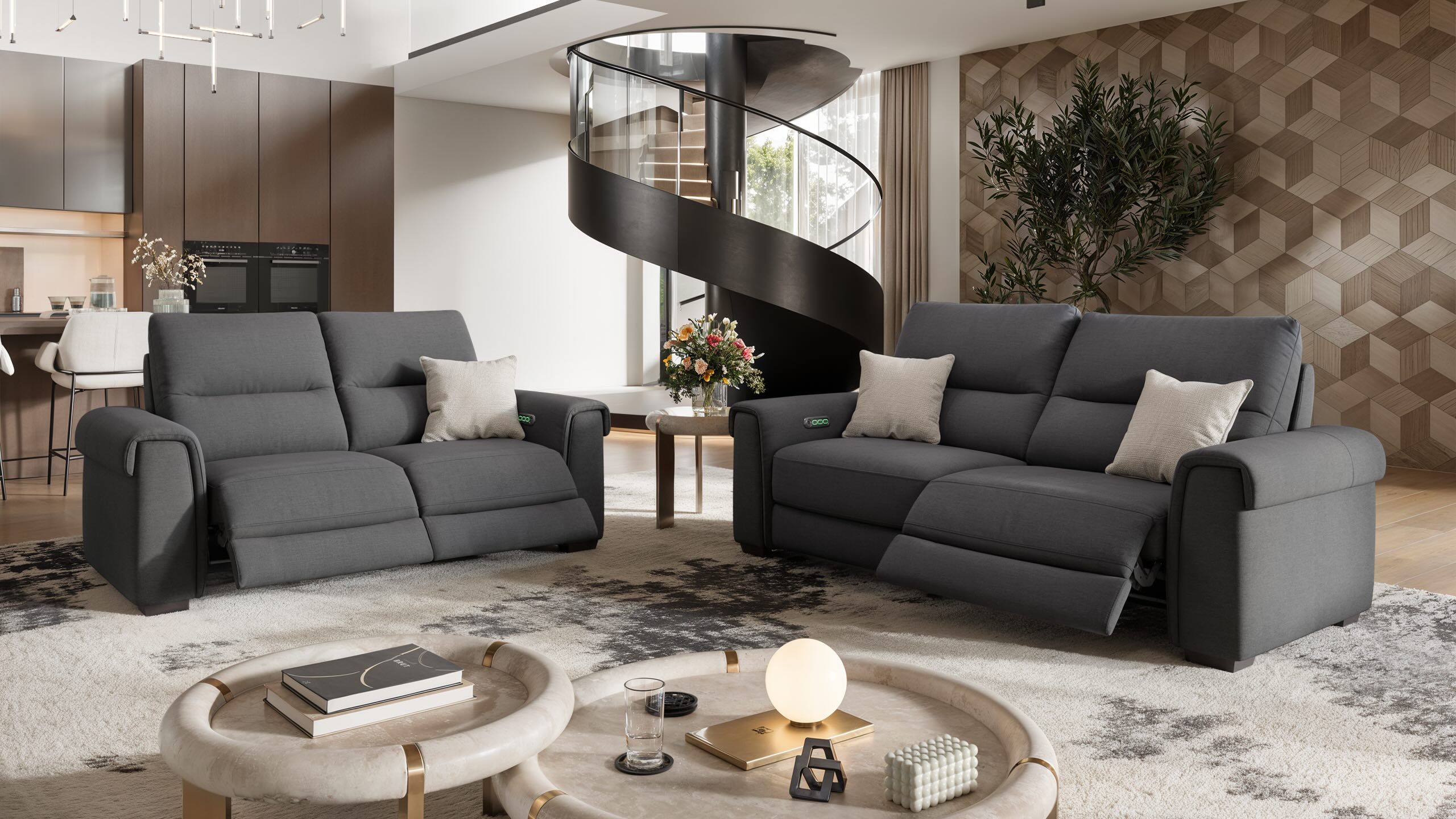 2-местный тканевый диван Sofanella ARCH-00071261 - Вид №4