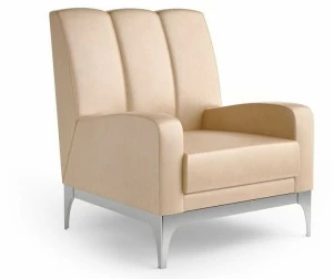 Caroti Кожаное кресло с подлокотниками Concept Art.141 - quartz