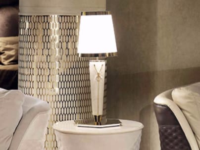 Кожаная настольная лампа Turri ARCH-00142533