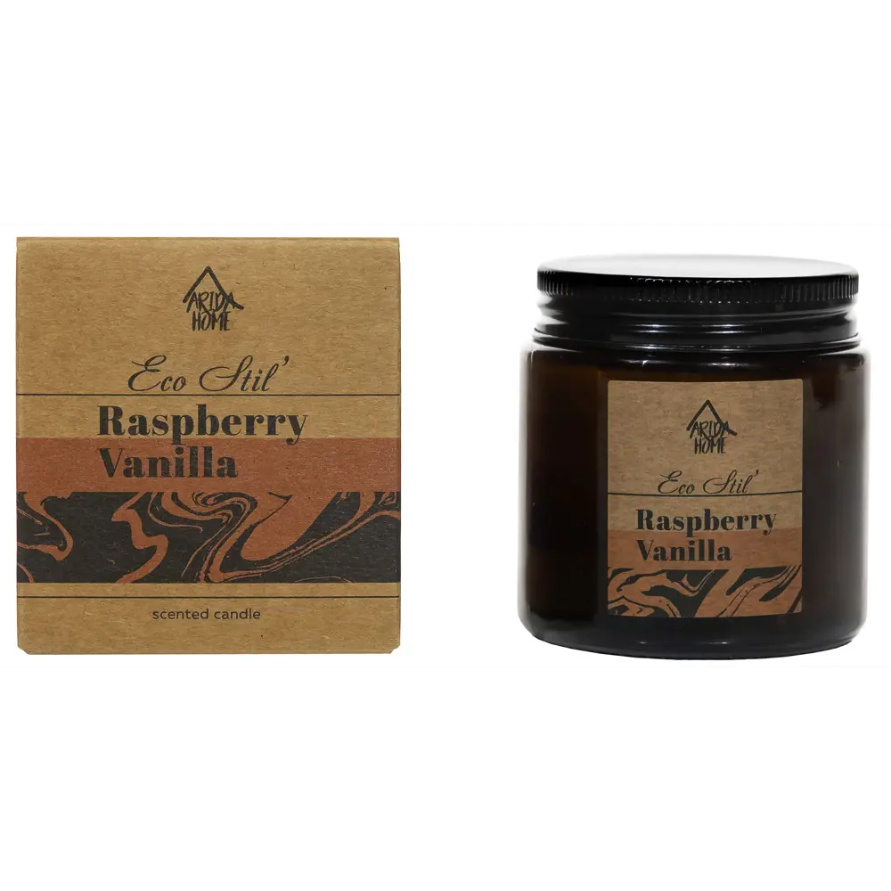 Свеча в стакане ароматизированная Eco Stil Малина и ваниль ARIDA HOME STLM-2112997 - Вид №1