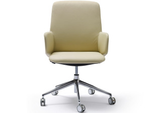 Операционный офисный стул с колесами