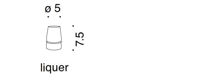 Выдувное хрустальное стекло для ликера Danese Milano Ovio ARCH-00029389 - Вид №6
