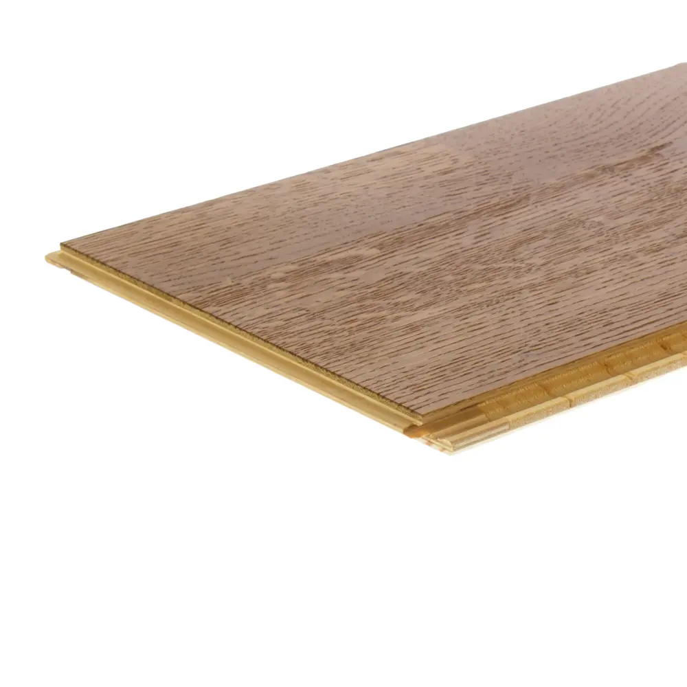 Паркетная доска трёхполосная «Дуб Хазел ВК» лак 1.58 м2 Santreyd STLM-2107871 - Вид №1