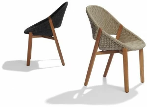 TRIBÙ Садовое кресло из ткани tricord® и тика Elio 02518