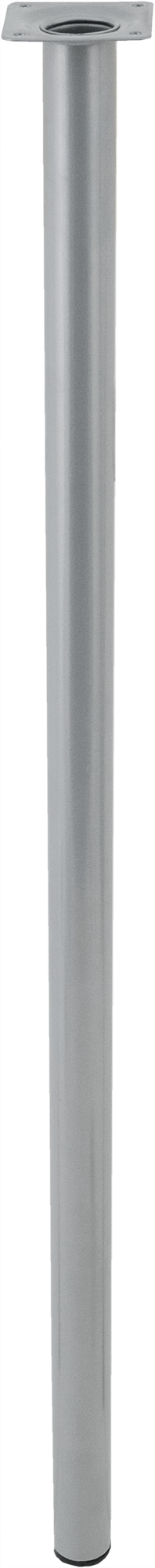 82754104 Ножка круглая 800х30 мм сталь максимальная нагрузка 50 кг цвет серый STLM-0035493 EDSON