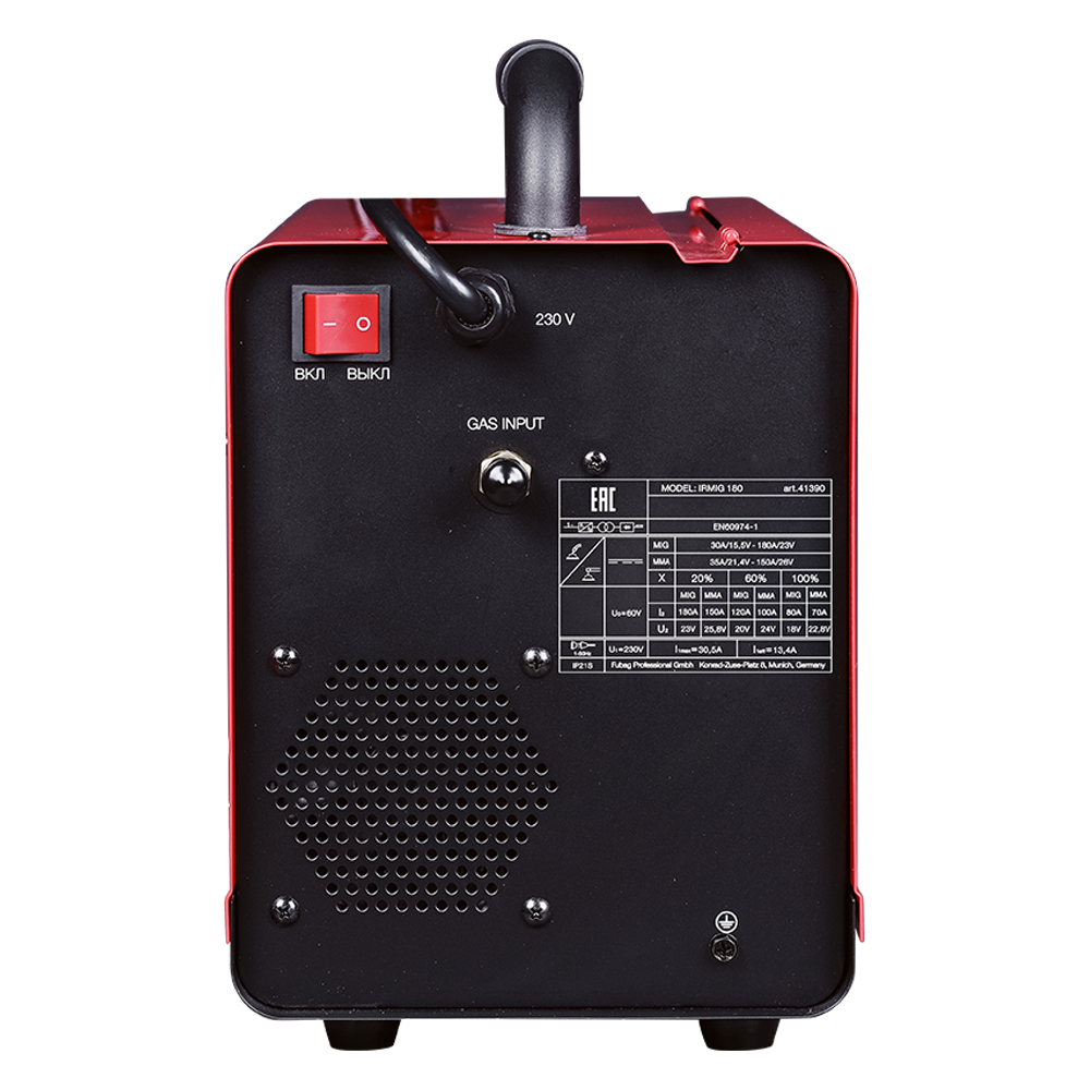Сварочный аппарат Fubag IRMIG 180 9155141 STDN-0006332 - Вид №4