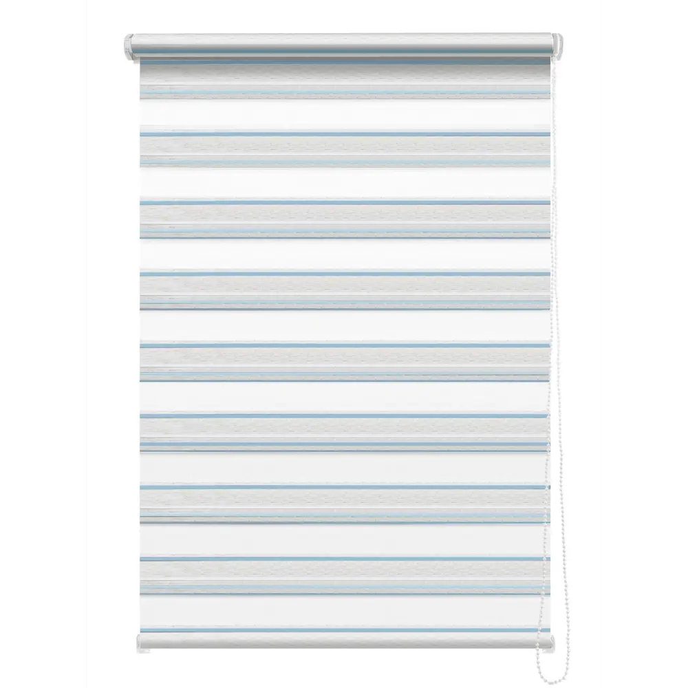 Штора рулонная день-ночь Granada 70x160 см голубая MIAMOZA Коллекция 2024г STLM-2211621