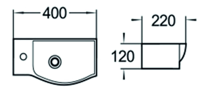 Раковина чаша SL-2011L SANTILINE  - Вид №1