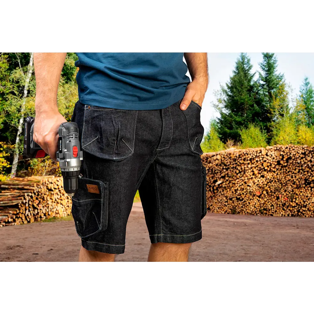 Шорты Neo Tools Denim синие размер XS рост 172-175 STLM-2140791 - Вид №4