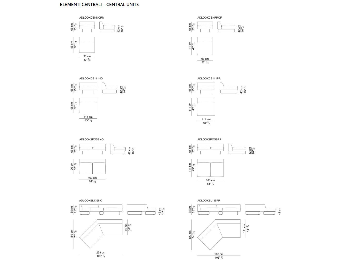 Модульный угловой диван из ткани i 4 Mariani Look ARCH-00001295 - Вид №9