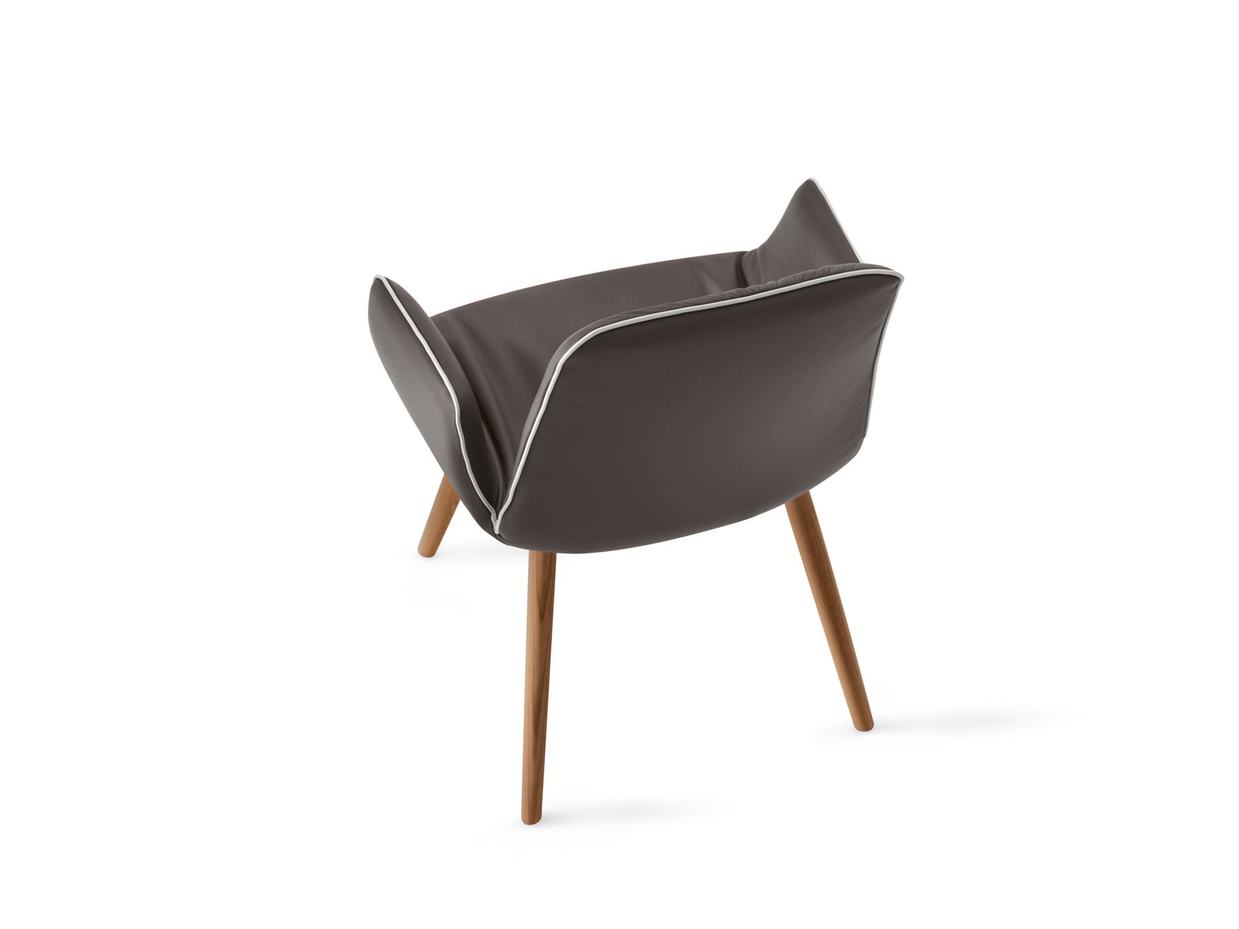 Кожаный мягкий стул с подлокотниками EFORMA Лиза ARCH-00050084