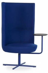 B&T Design Кресло на 4 спицы с высокой спинкой Round