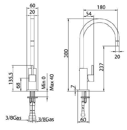 7571200002 Смеситель Bandini Ice Cube Santreyd - Вид №2