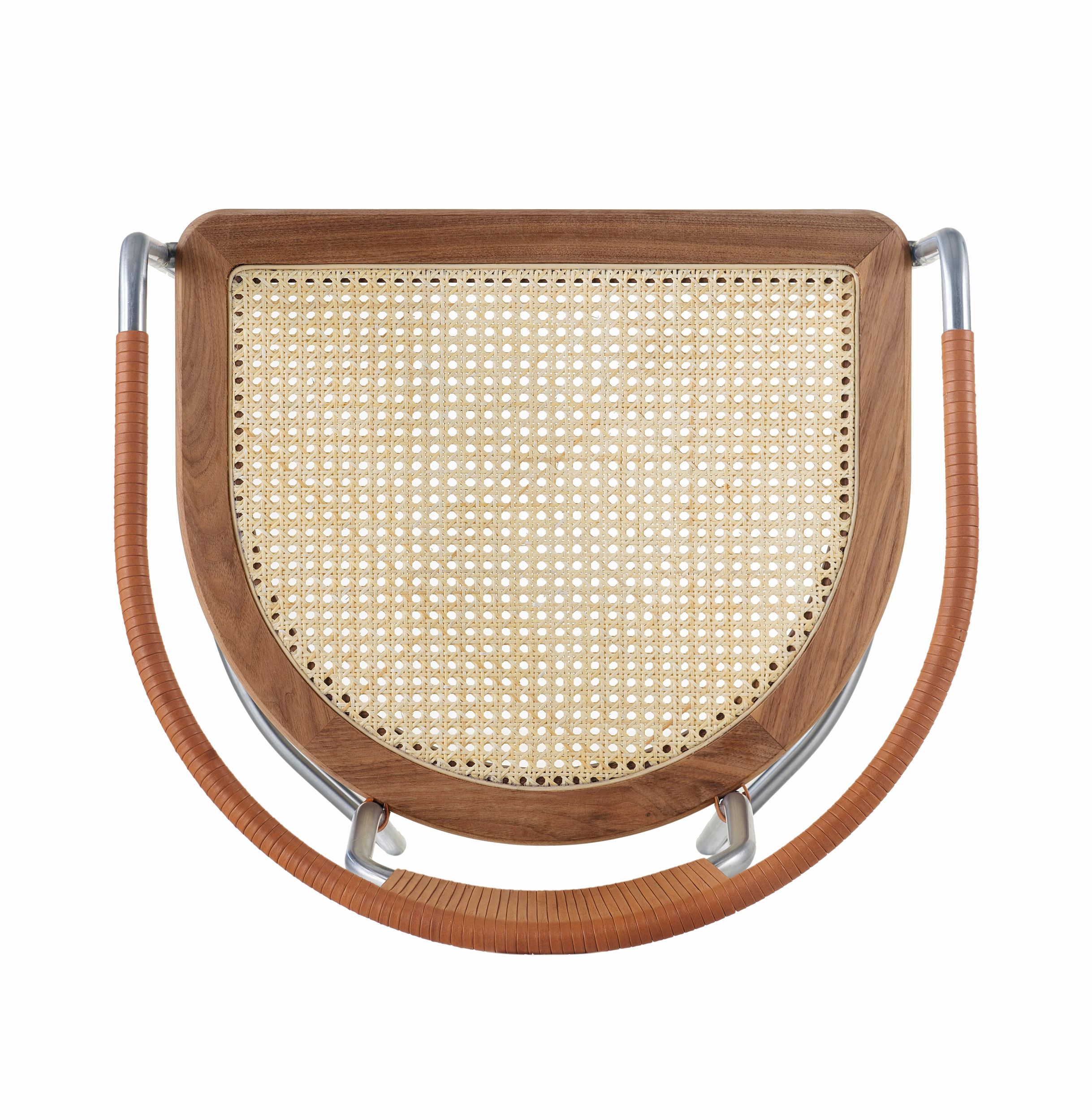 Стальной стул с подлокотниками BassamFellows Геометрическая ARCH-00040452 - Вид №4