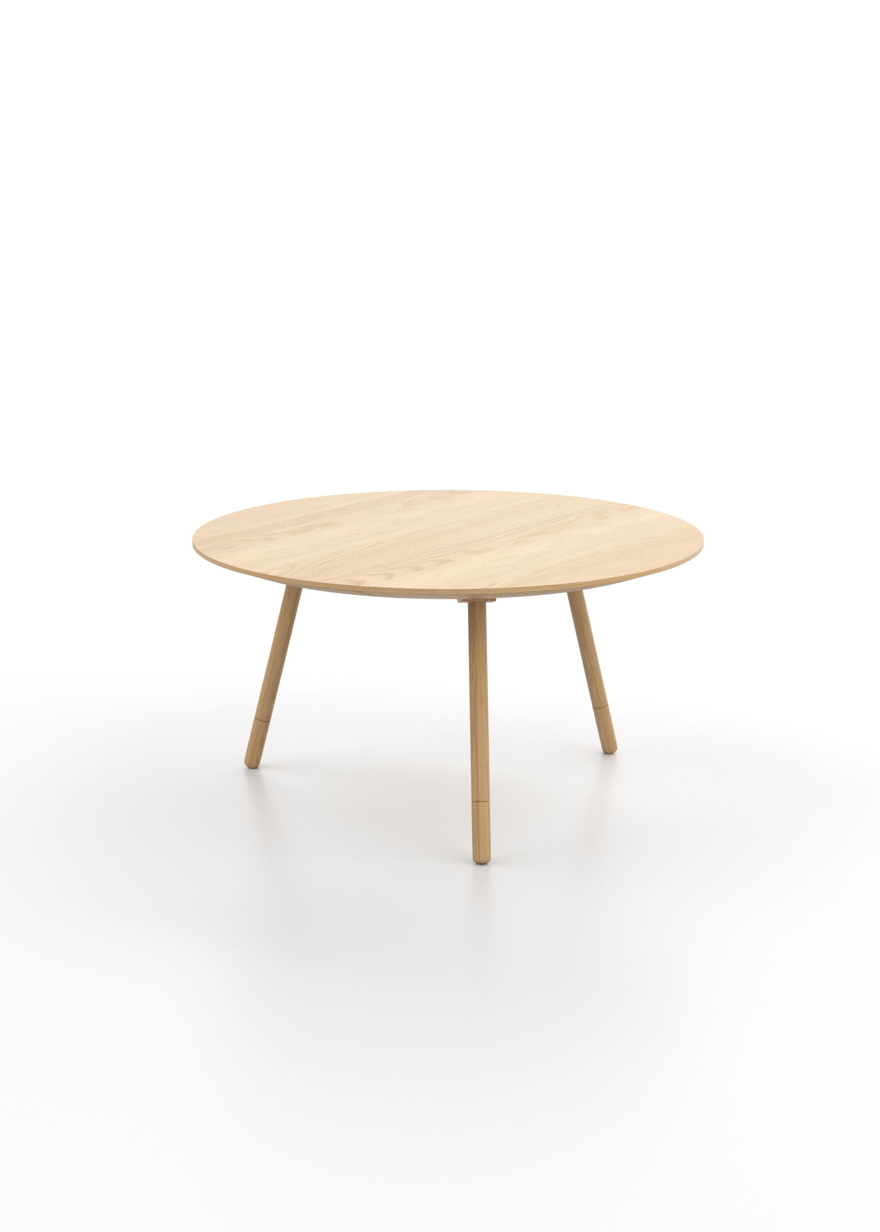 Круглый деревянный журнальный столик Omelette Editions BISON ARCH-00063843 - Вид №3