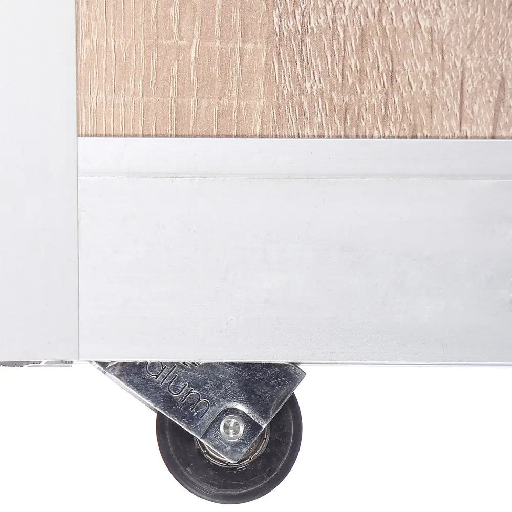 Дверь-купе SPACEO для шкафа 2255×604 мм дуб сонома/серебро 18833342 STLM-1582382 - Вид №1