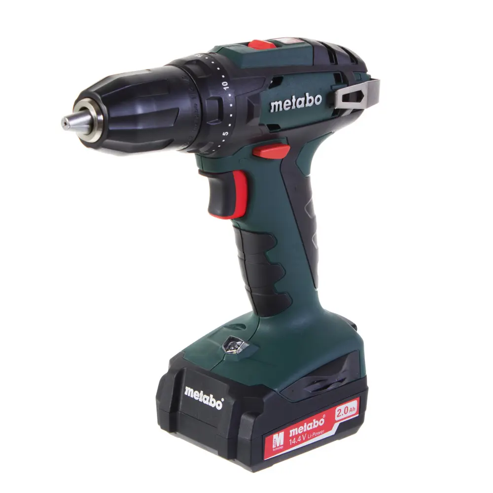 Дрель-шуруповёрт аккумуляторная Metabo BS 14.4 602206540, 14.4 В Li-ion 2х2 Ач STLM-2171878