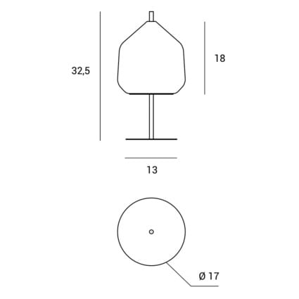 Настольная лампа из боросиликатного стекла Miloox ARCH-00050535 - Вид №16
