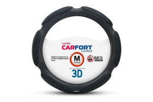 16377291 Оплетка 3D черная, М 60356 Carfort