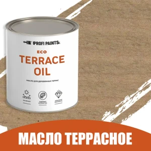 91758060 Масло для дерева Profipaints ECO Terrace Oil износостойкое цвет крем-брюле 0.9 л STLM-1428743