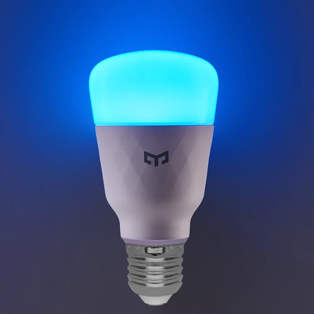 Лампа умная светодиодная Yeelight E27 200-240 В 10 Вт груша матовая 800 лм регулируемый цвет света RGBW для диммера STLM-2194174 - Вид №7