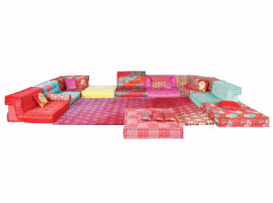 Модульный тканевый диван