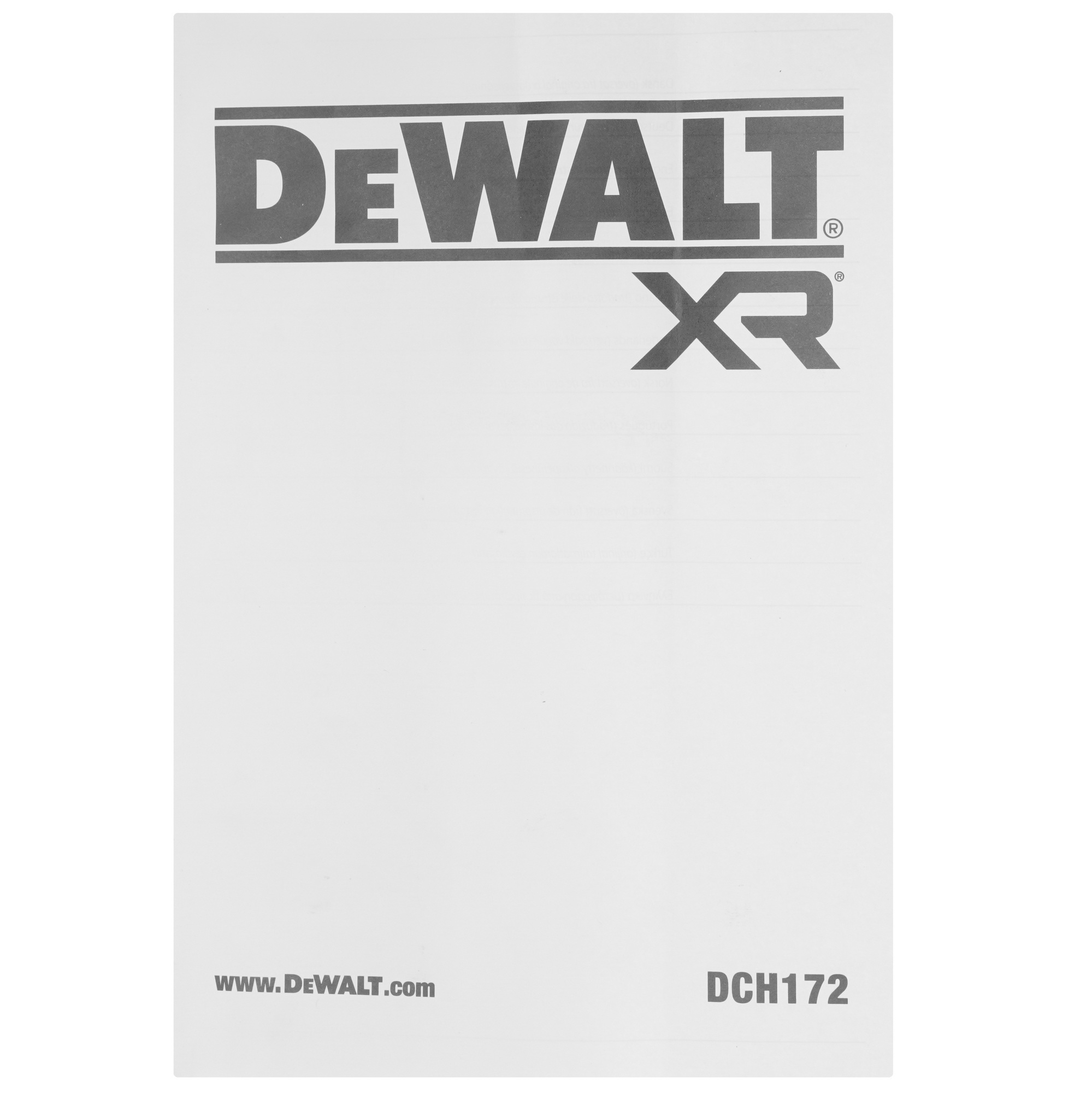 Перфоратор DeWalt DCH172NT XR FLEXVOLТ 18/54V , Без ЗУ, Без АКБ 9014020 STDN-0035476 - Вид №5