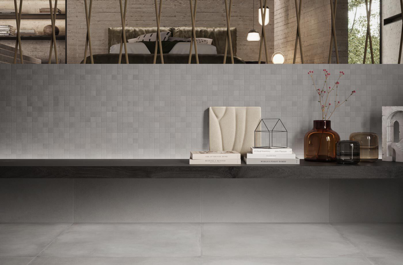 Пол/облицовка керамогранита с эффектом цемента NOVOCERAM UTOPIE ARCH-00099472 - Вид №4