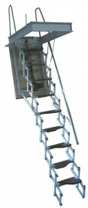 LUXIN Лестница выдвижная стальная с электроприводом Starlux